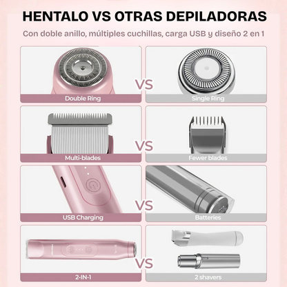 Depiladora 2 en 1